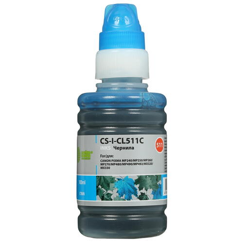 Купить Чернила водорастворимые Cactus CS-I-CL511C голубой  7938703. Характеристики, отзывы и цены в Донецке