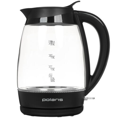 Купить Электрочайник Polaris PWK 2006CGL черный  9901079. Характеристики, отзывы и цены в Донецке