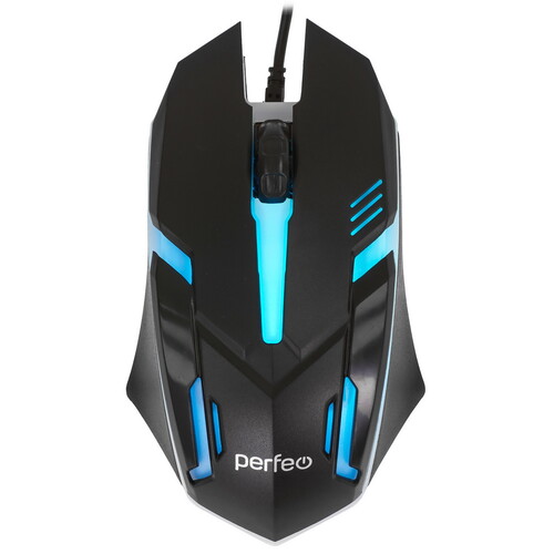 Купить Мышь проводная Perfeo "GRAF" [PF_A4798] черный  9225526. Характеристики, отзывы и цены в Донецке