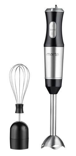 Купить Блендер погружной MARTA MT-1575 черный  9058405. Характеристики, отзывы и цены в Донецке