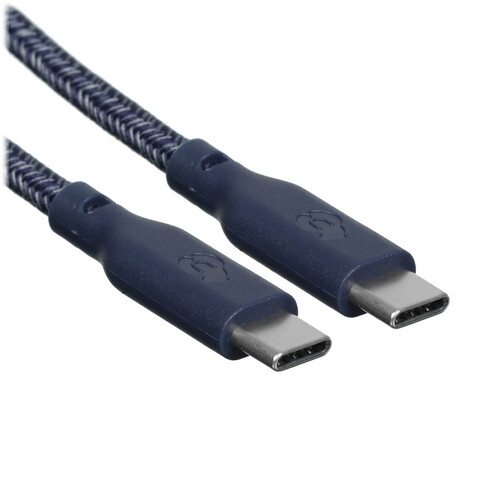 Купить Кабель круглый uBear USB Type-C - USB Type-C синий 1.2 м  5466121. Характеристики, отзывы и цены в Донецке
