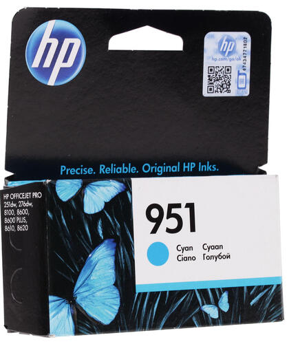 Купить Картридж HP 951 (CN050AE) голубой  1022579. Характеристики, отзывы и цены в Донецке