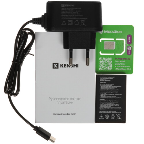 Купить Сотовый телефон KENSHI mini 1 синий + SIM-карта  9253109. Характеристики, отзывы и цены в Донецке