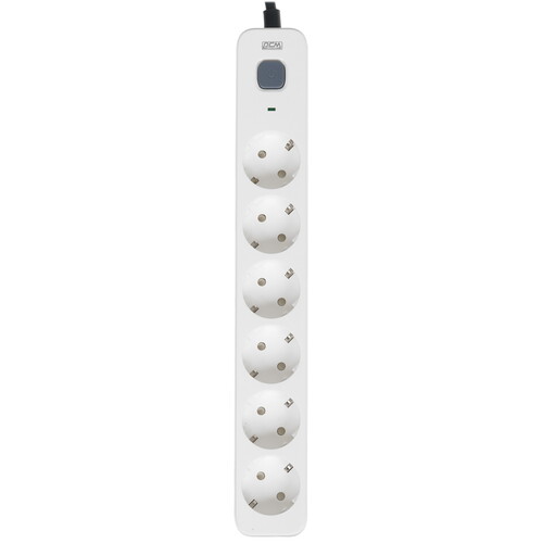 Купить Сетевой фильтр Powercom SP-06W белый  9133291. Характеристики, отзывы и цены в Донецке