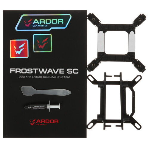 Купить Система охлаждения ARDOR GAMING Frostwave 360 SC черная  5437455. Характеристики, отзывы и цены в Донецке