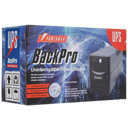 Купить ИБП Powerman Back Pro 850 Plus  9918175. Характеристики, отзывы и цены в Донецке