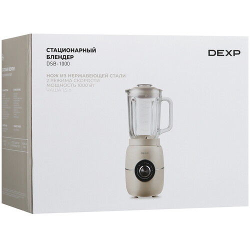 Купить Блендер стационарный DEXP DSB-1000 бежевый  9131694. Характеристики, отзывы и цены в Донецке