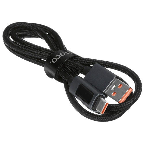 Купить Кабель круглый Hoco USB Type-C - USB 2.0 Type-A черный 1 м  5635366. Характеристики, отзывы и цены в Донецке
