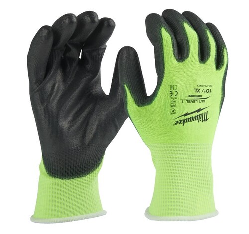 Купить Перчатки трикотажные Milwaukee Hi-Vis Cut level 1/A 11/XXL  5478052. Характеристики, отзывы и цены в Донецке