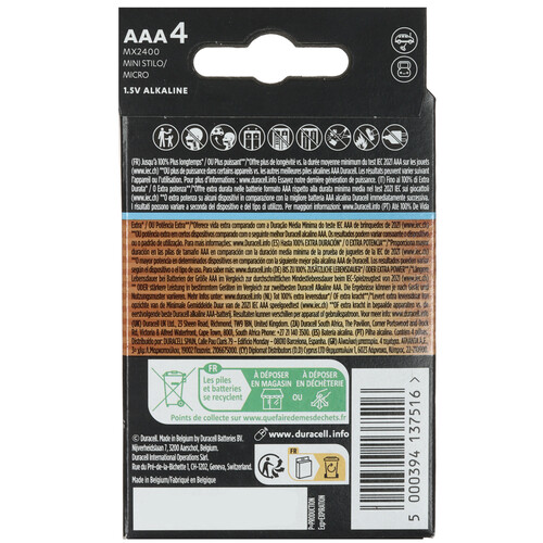 Купить Батарейка Duracell Optimum AAA (LR03/FR03)  5425486. Характеристики, отзывы и цены в Донецке