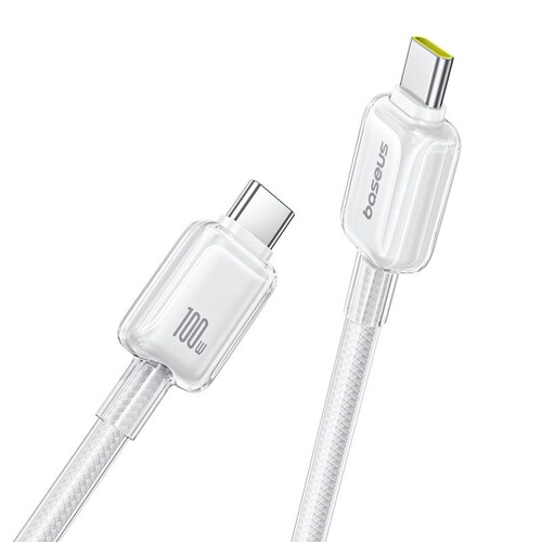 Купить Кабель круглый Baseus USB Type-C - USB Type-C белый 2 м  5627672. Характеристики, отзывы и цены в Донецке