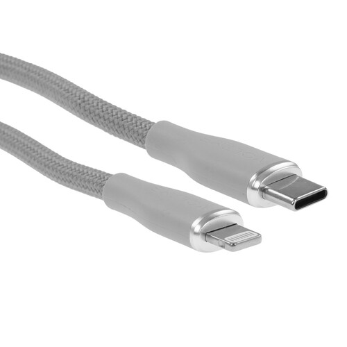 Купить Кабель круглый VOLTME Lightning 8-pin - USB Type-C серый 1.2 м  9210873. Характеристики, отзывы и цены в Донецке