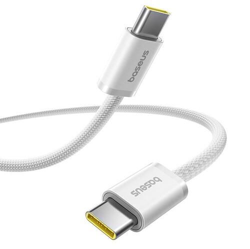 Купить Кабель круглый Baseus USB Type-C - USB Type-C белый 2 м  5627604. Характеристики, отзывы и цены в Донецке