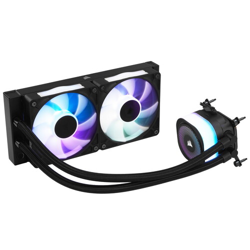 Купить Система охлаждения Corsair iCUE LINK TITAN 240 RX RGB черная  9269904. Характеристики, отзывы и цены в Донецке