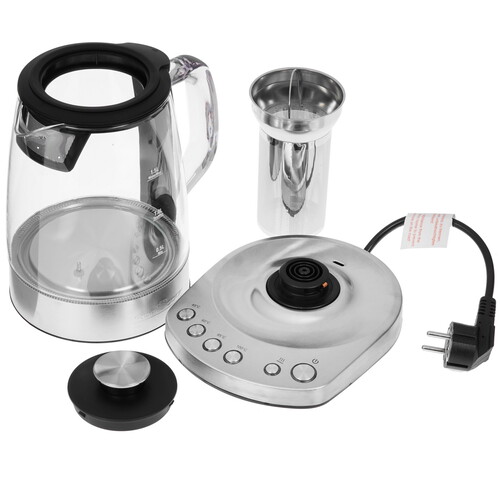 Купить Электрочайник Profi Cook PC-WKS 1167 G серебристый  8145183. Характеристики, отзывы и цены в Донецке