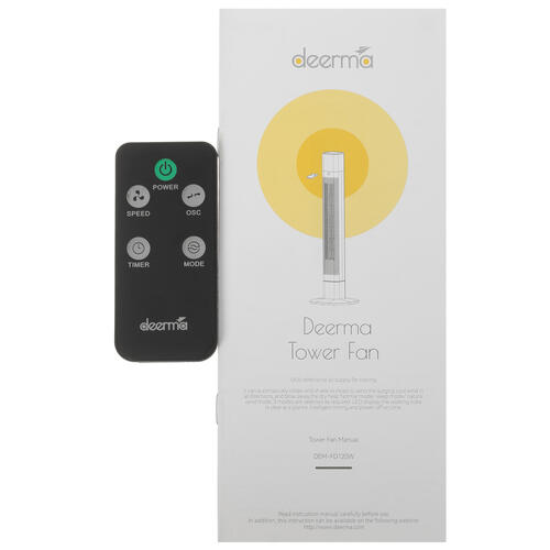 Купить Вентилятор Deerma Tower Fan DEM-FD120W  черный  9981082. Характеристики, отзывы и цены в Донецке