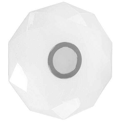 Купить Светильник потолочный Citilux Диамант Смарт CL713A30G белый/серебристый  5499134. Характеристики, отзывы и цены в Донецке