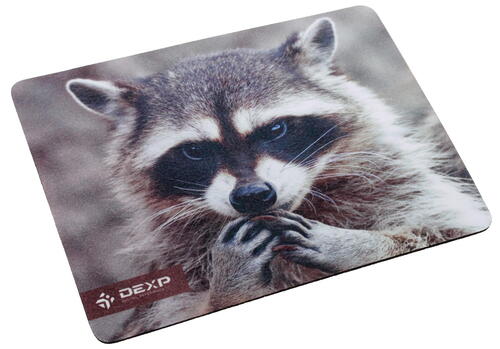 Купить Коврик DEXP OM-XS Racoon  разноцветный  1048586. Характеристики, отзывы и цены в Донецке