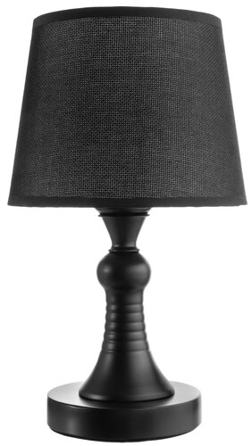Купить Настольный светильник RISALUX Турон черная черный  9176762. Характеристики, отзывы и цены в Донецке