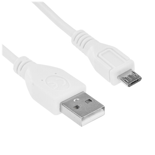 Купить Кабель круглый Cablexpert micro USB - USB 2.0 Type-A белый 1 м  5485476. Характеристики, отзывы и цены в Донецке