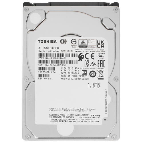 Купить SFF (2.5") Серверный HDD Toshiba Enterprise Performance  5064535. Характеристики, отзывы и цены в Донецке
