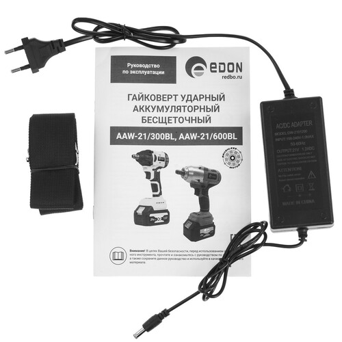 Купить Гайковерт EDON AAW-21/600BL  9236339. Характеристики, отзывы и цены в Донецке