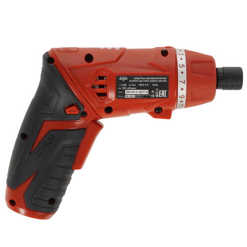 Купить Аккумуляторная отвертка Elitech ША 036Л  9079231. Характеристики, отзывы и цены в Донецке