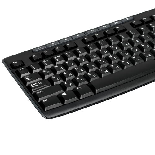 Купить Клавиатура+мышь беспроводная   Logitech MK270 черный  5408445. Характеристики, отзывы и цены в Донецке