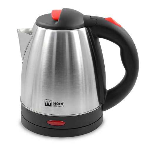 Купить Электрочайник HOME ELEMENT HE-KT197 красный рубин серебристый  9091581. Характеристики, отзывы и цены в Донецке