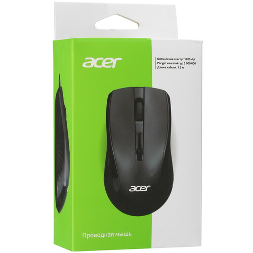 Купить Мышь проводная Acer OMW136  5097295. Характеристики, отзывы и цены в Донецке