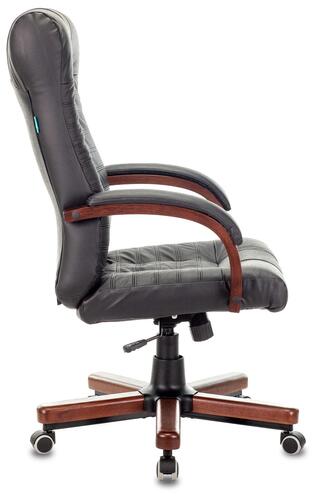 Купить Кресло офисное Бюрократ KB-10WALNUT черный  9096954. Характеристики, отзывы и цены в Донецке