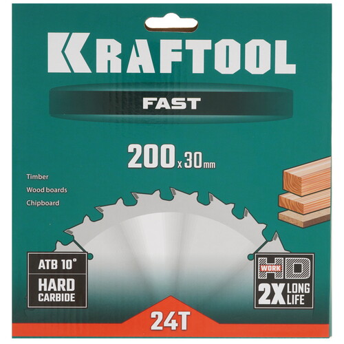 Купить Диск пильный KRAFTOOL 36950-200-30  9108026. Характеристики, отзывы и цены в Донецке