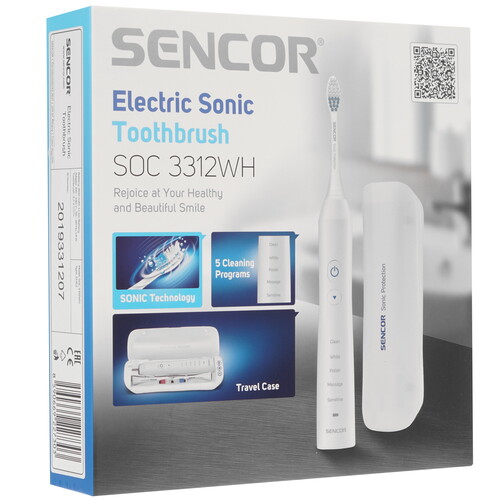 Купить Электрическая зубная щетка SENCOR SOC 3312WH белый  8155190. Характеристики, отзывы и цены в Донецке