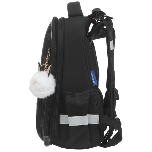 Купить Рюкзак BRAUBERG LUMINOUS Paws черный  9128296. Характеристики, отзывы и цены в Донецке