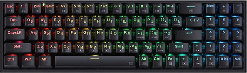 Купить Клавиатура+мышь беспроводная   Redragon S136 черный  9230528. Характеристики, отзывы и цены в Донецке