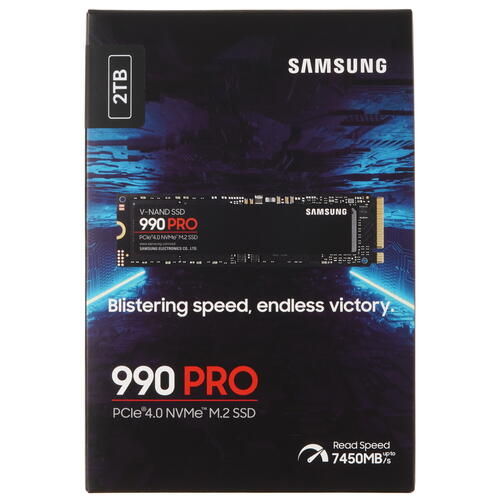 Купить 2000 ГБ M.2 NVMe накопитель Samsung 990 PRO  5412016. Характеристики, отзывы и цены в Донецке