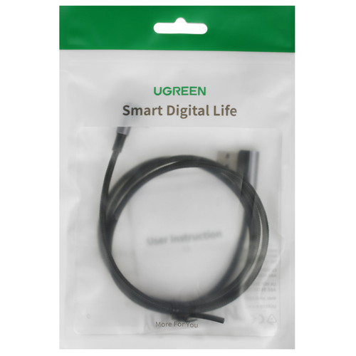 Купить Кабель Ugreen USB Type-C - USB Type-A черный  5025821. Характеристики, отзывы и цены в Донецке