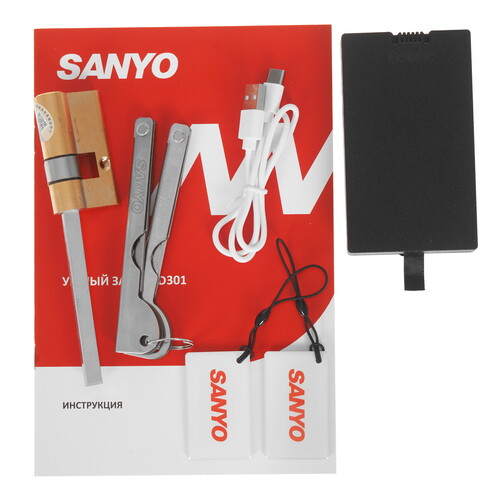 Купить Умный дверной замок Sanyo D301  9300770. Характеристики, отзывы и цены в Донецке