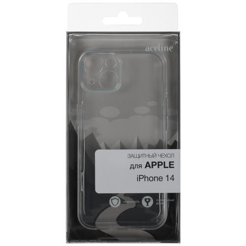 Купить Накладка  Aceline Silicone для Apple iPhone 14 прозрачный  5410272. Характеристики, отзывы и цены в Донецке