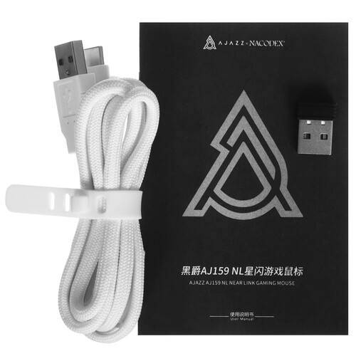 Купить Мышь беспроводная/проводная AJAZZ AJ159 NL  белый  5636187. Характеристики, отзывы и цены в Донецке