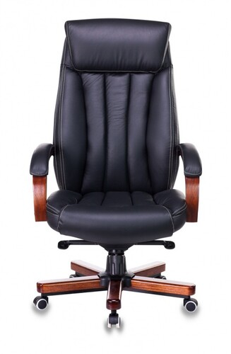 Купить Кресло офисное Бюрократ T-9922WALNUT черный  9096956. Характеристики, отзывы и цены в Донецке