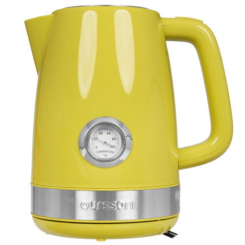 Купить Электрочайник Oursson KE1716P/GA зеленый  9081576. Характеристики, отзывы и цены в Донецке