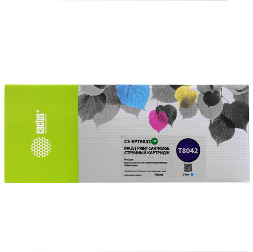 Купить Картридж Cactus CS-EPT8042 T8042 голубой  9146654. Характеристики, отзывы и цены в Донецке