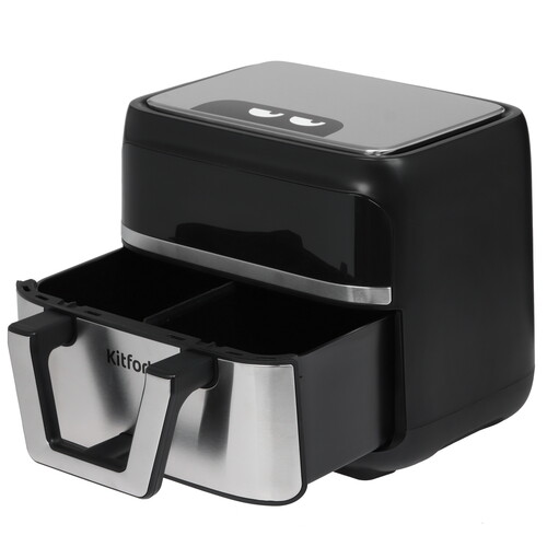 Купить Аэрогриль Kitfort КТ-2247 серебристый  9933248. Характеристики, отзывы и цены в Донецке