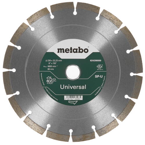 Купить Диск алмазный Metabo SP-U 624298000  5301891. Характеристики, отзывы и цены в Донецке
