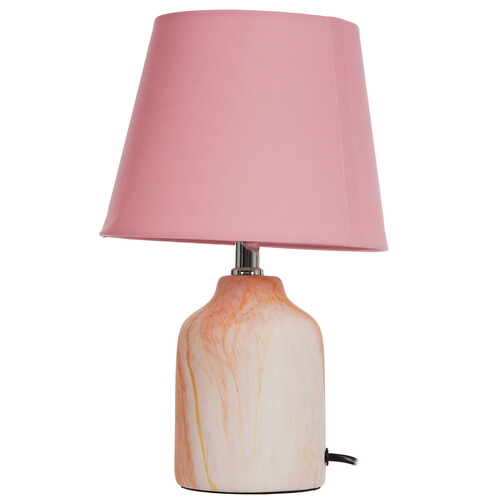 Купить Настольный светильник RISALUX Жаклин розовый  9176724. Характеристики, отзывы и цены в Донецке