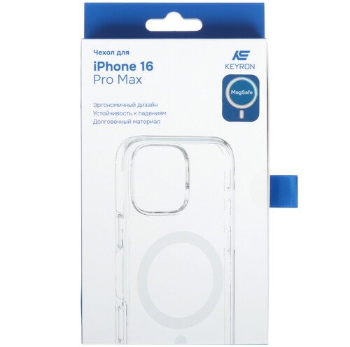 Купить Накладка  KEYRON Magnet Origin для Apple iPhone 16 Pro Max прозрачный  9131218. Характеристики, отзывы и цены в Донецке