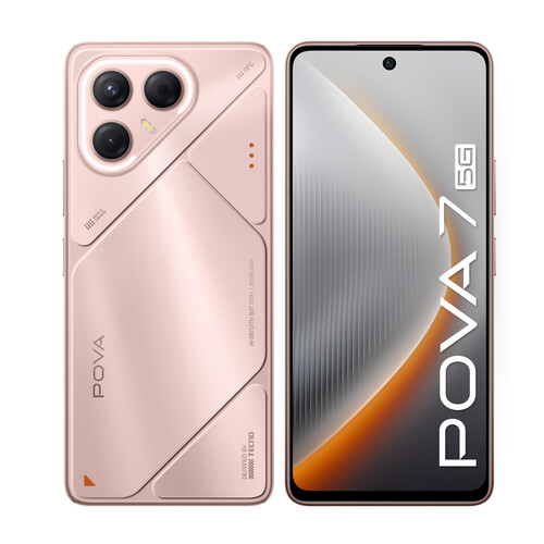 Купить 6.78" Смартфон Tecno POVA 7 5G 256 ГБ розовый  5636055. Характеристики, отзывы и цены в Донецке
