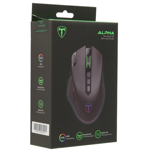 Купить Мышь беспроводная/проводная T-Line Alpha  9230947. Характеристики, отзывы и цены в Донецке