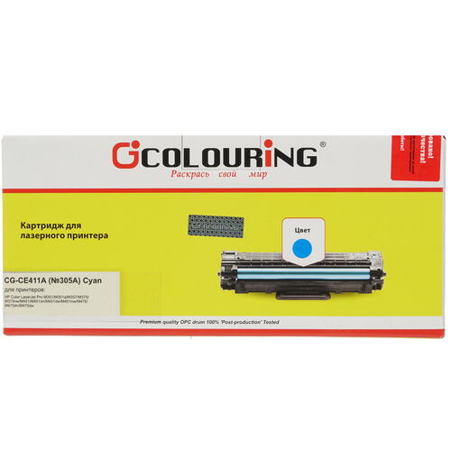 Купить Картридж лазерный Colouring CG-CE411A голубой  1377670. Характеристики, отзывы и цены в Донецке